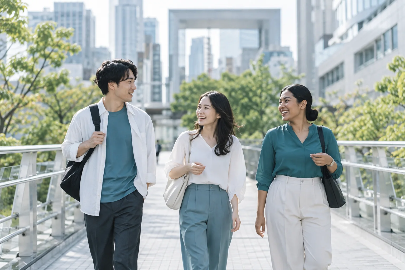 外国人の生活・学習・キャリア支援のコンセプトイメージ